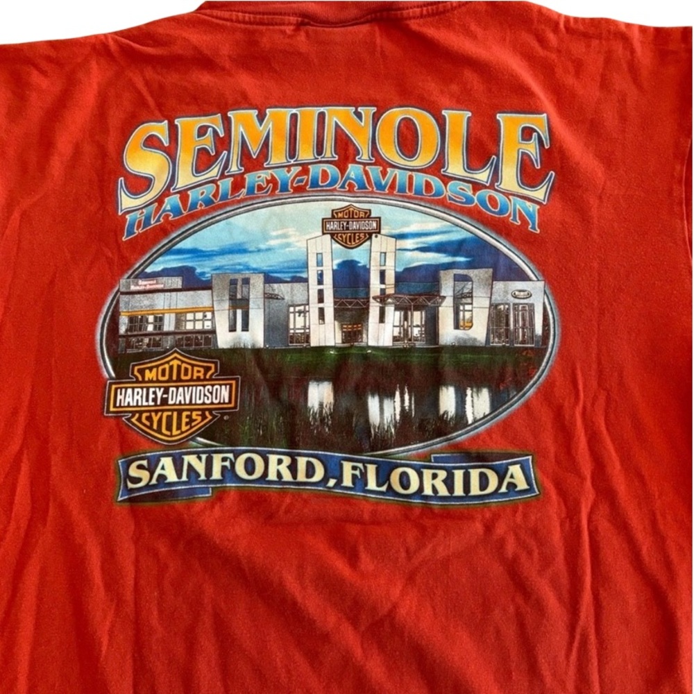 2007 Seminole Harley Davidson S/S Tee - Size XL